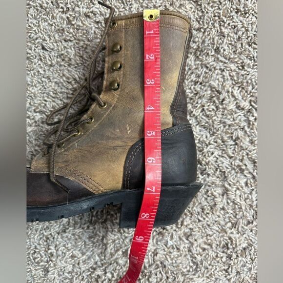 Aero Guide Leather Lace-Up Western Boot - Picture 4 of 8